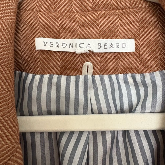 Veronica Beard Hudson Dickey Jacket Khaki Equestrian - Picture 9 of 11